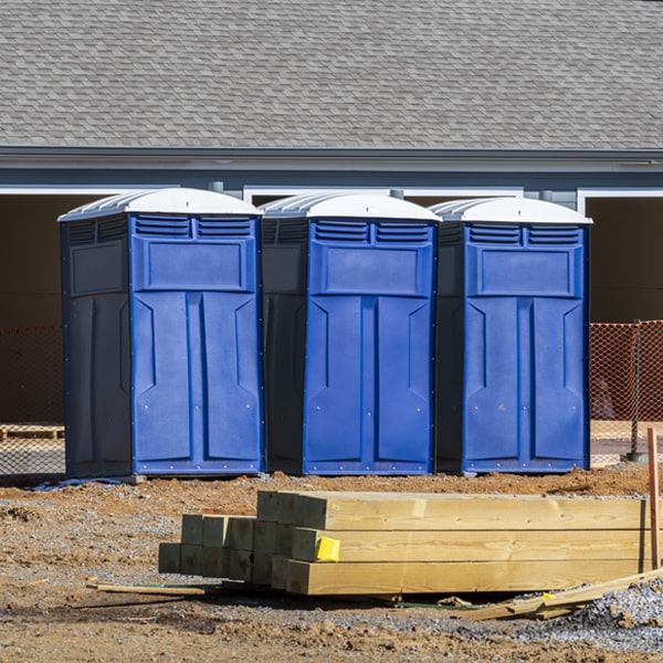 are there any restrictions on where i can place the portable toilets during my rental period in Proctorville